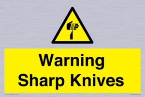 Warning Sharp Knives